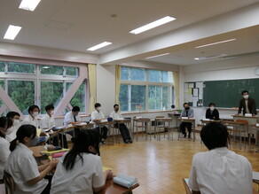 私立武蔵高校の生徒たちとの交流